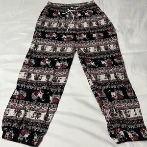 Elephant Print Women's Trousers